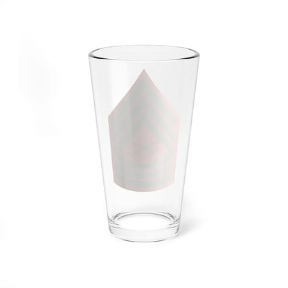 USMC E8 MSG Service (United States) (Military Rank) Pint Glass 16oz - Go Mug Yourself