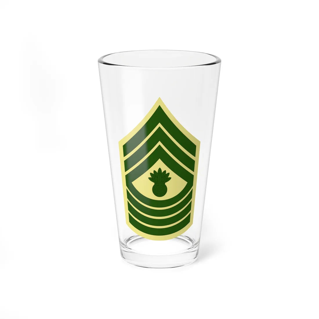 USMC E9 MGyS Class C (United States) (Military Rank) Pint Glass 16oz 16oz - Go Mug Yourself