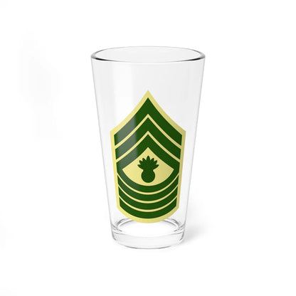 USMC E9 MGyS Class C (United States) (Military Rank) Pint Glass 16oz 16oz - Go Mug Yourself