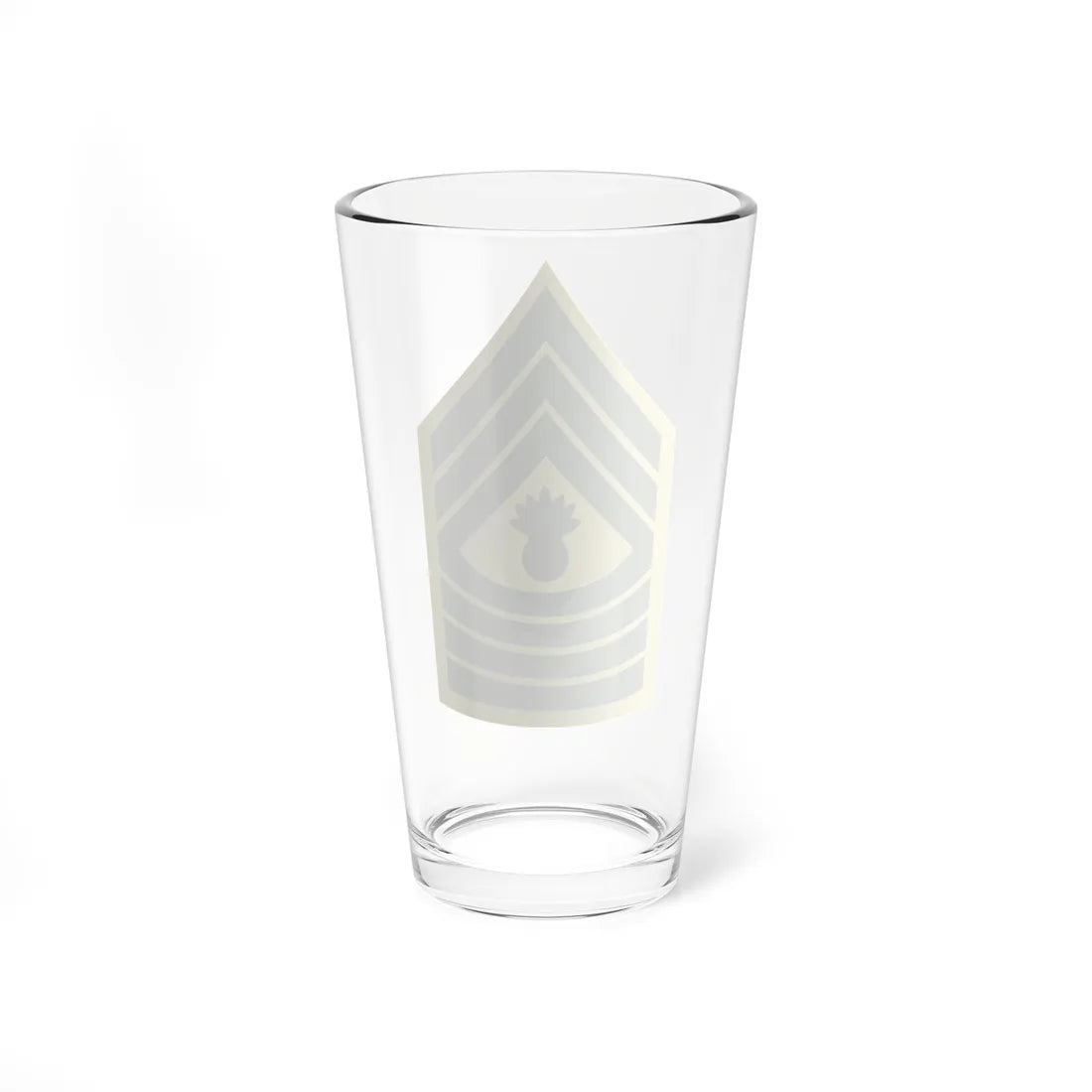 USMC E9 MGyS Class C (United States) (Military Rank) Pint Glass 16oz - Go Mug Yourself
