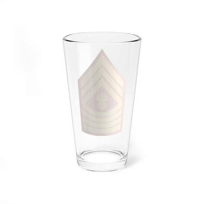 USMC E9 MGyS (United States) (Military Rank) Pint Glass 16oz - Go Mug Yourself