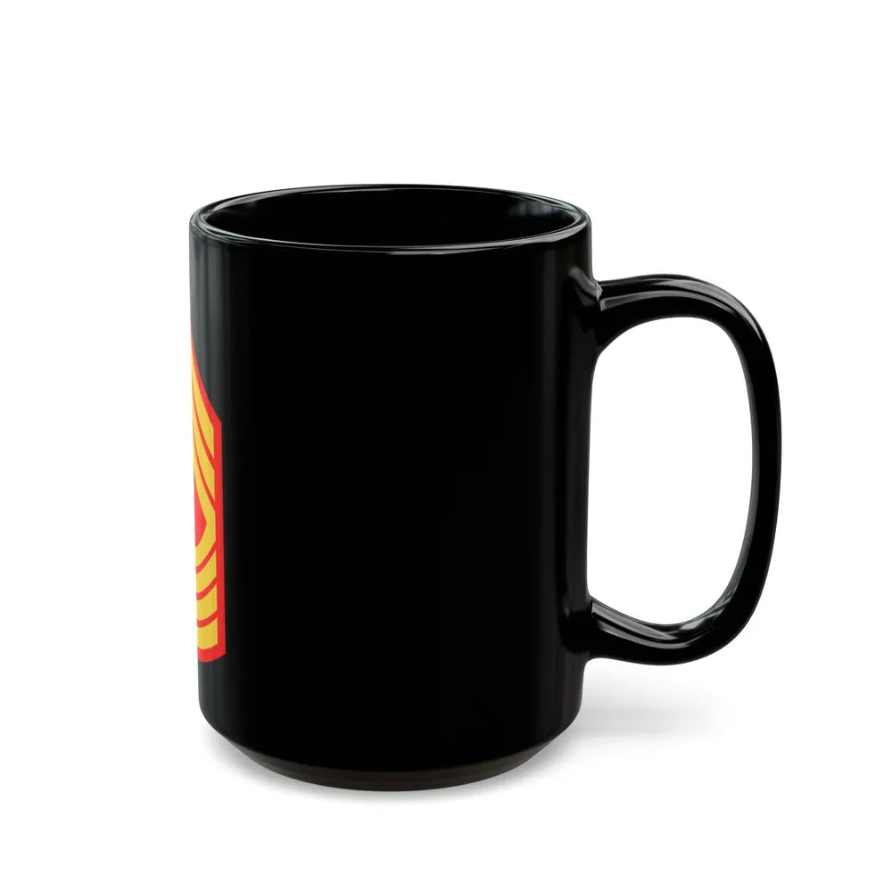 USMC E9 MGyS (USMC) Black Coffee Mug-Go Mug Yourself