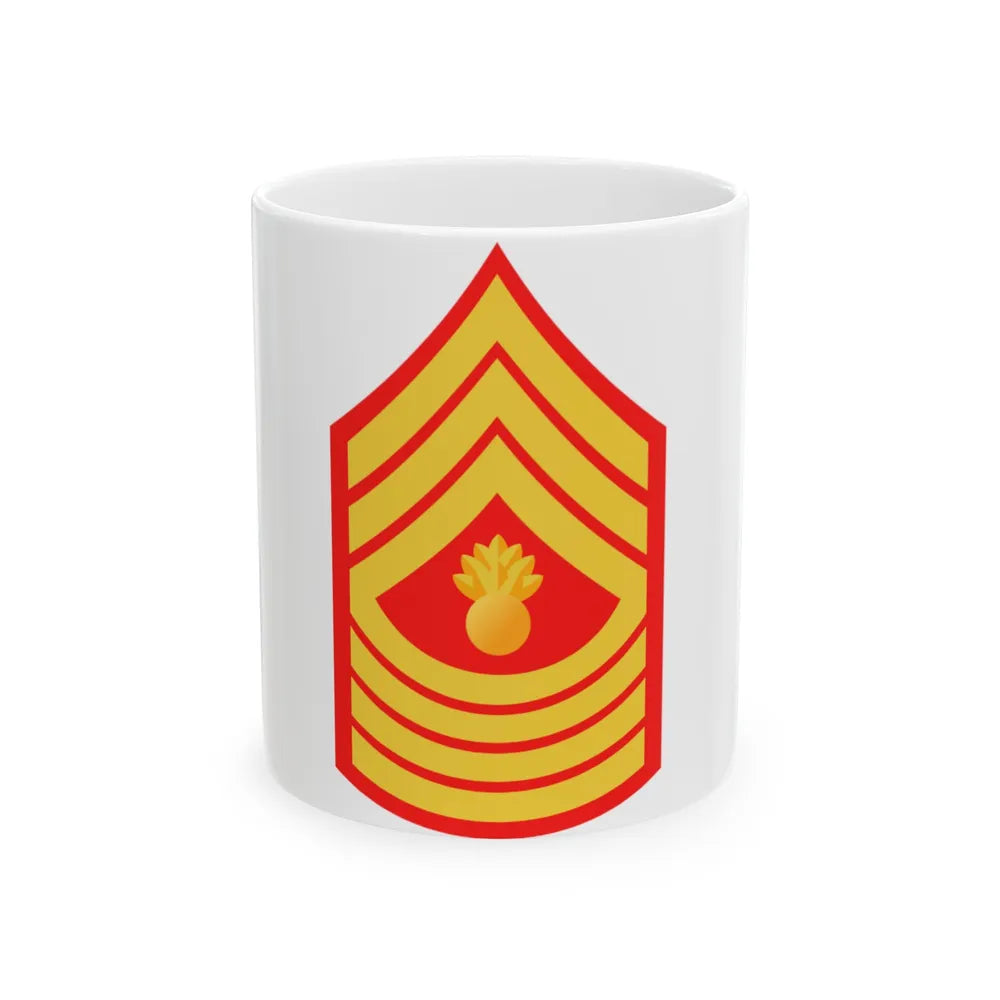 USMC E9 MGyS (USMC) White Coffee Mug-11oz-Go Mug Yourself