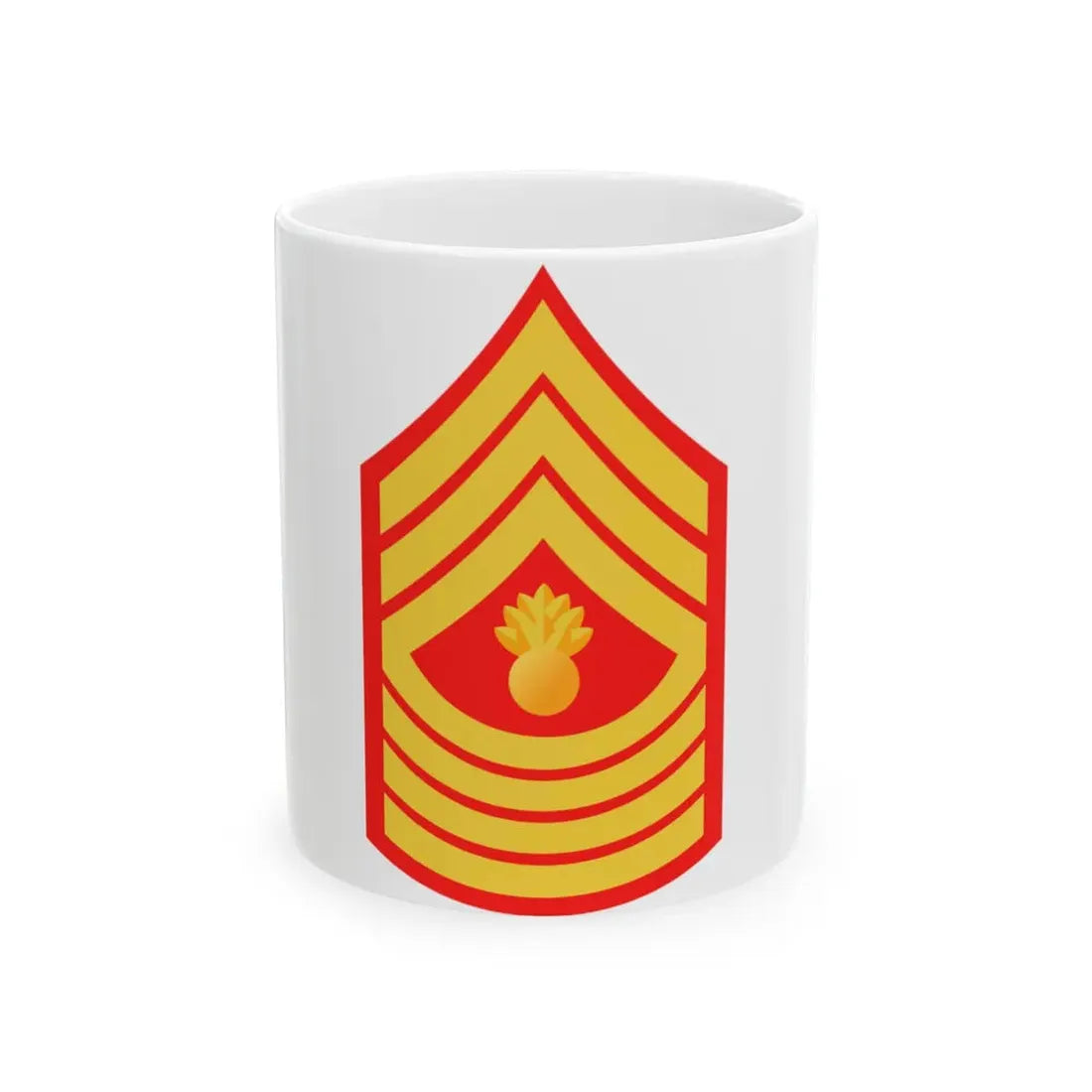 USMC E9 MGyS (USMC) White Coffee Mug 11oz - Go Mug Yourself