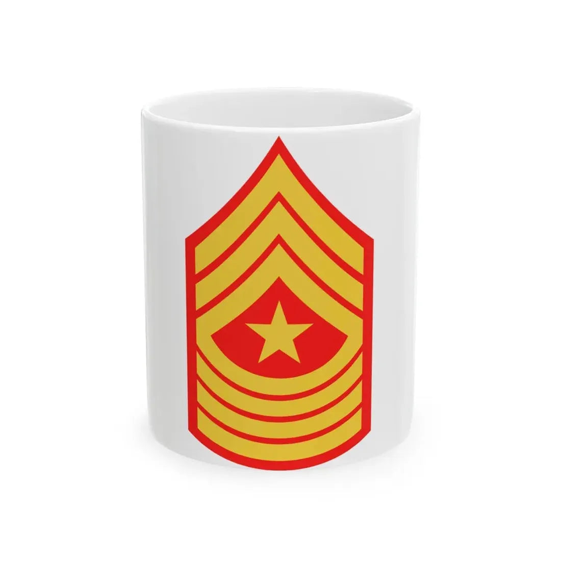 USMC E9 SGM (USMC) White Coffee Mug 11oz - Go Mug Yourself