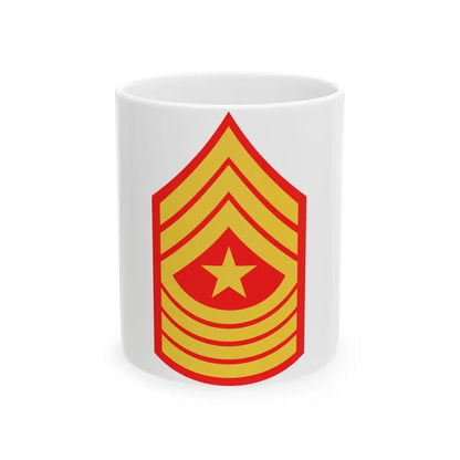 USMC E9 SGM (USMC) White Coffee Mug 11oz - Go Mug Yourself