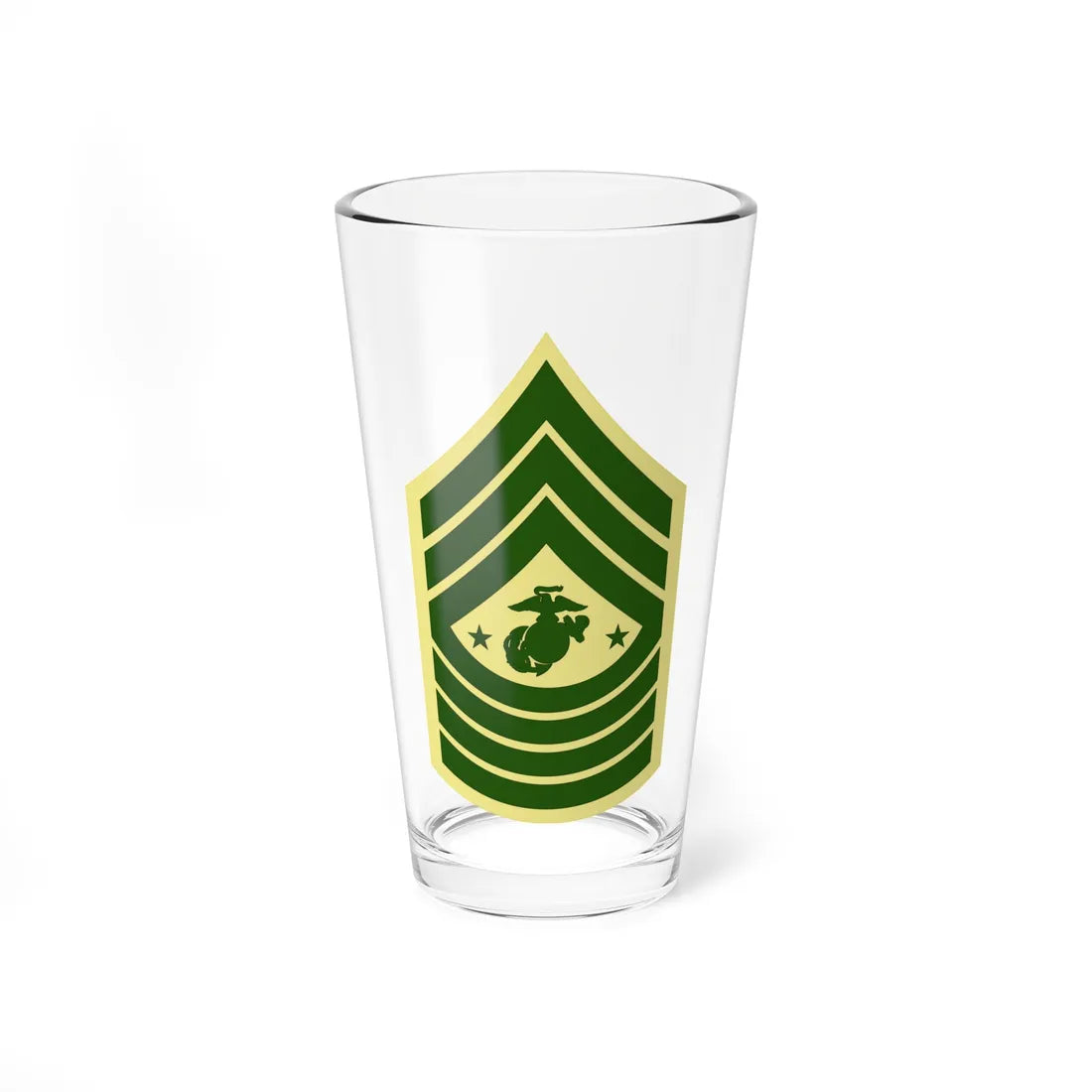 USMC E9 SGMMC Class C (United States) (Military Rank) Pint Glass 16oz 16oz - Go Mug Yourself