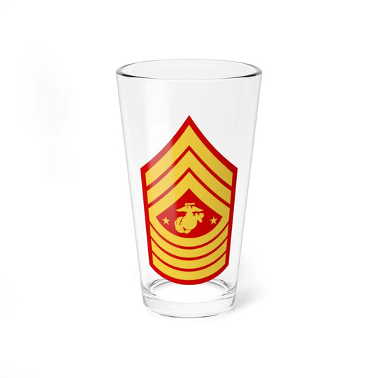 USMC E9 SGMMC (United States) (Military Rank) Pint Glass 16oz 16oz - Go Mug Yourself