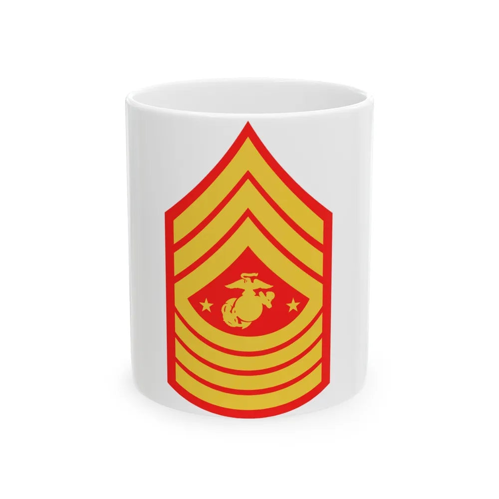 USMC E9 SGMMC (USMC) White Coffee Mug-11oz-Go Mug Yourself