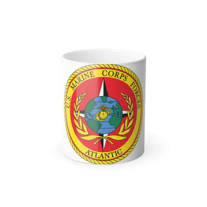 USMC Forces Atlantic (USMC) Color Changing Mug 11oz-11oz-Go Mug Yourself