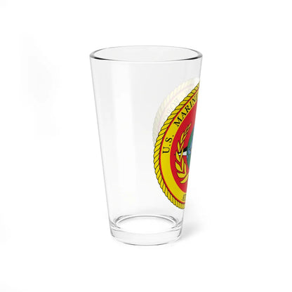 USMC Forces Atlantic (USMC) Pint Glass 16oz-Go Mug Yourself