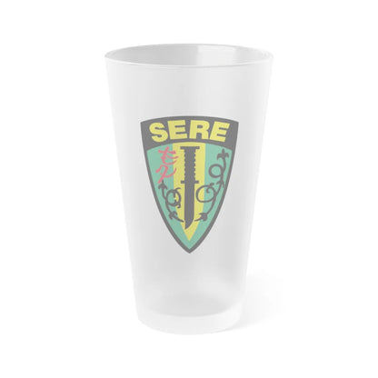 USMC Forces South SERE (USMC) Frosted Pint Glass 16oz-Go Mug Yourself