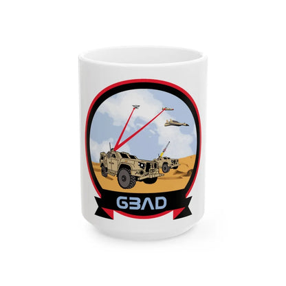 USMC Ground Based Air Defense (USMC) White Coffee Mug-15oz-Go Mug Yourself