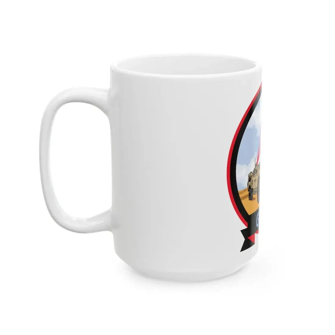 USMC Ground Based Air Defense (USMC) White Coffee Mug - Go Mug Yourself