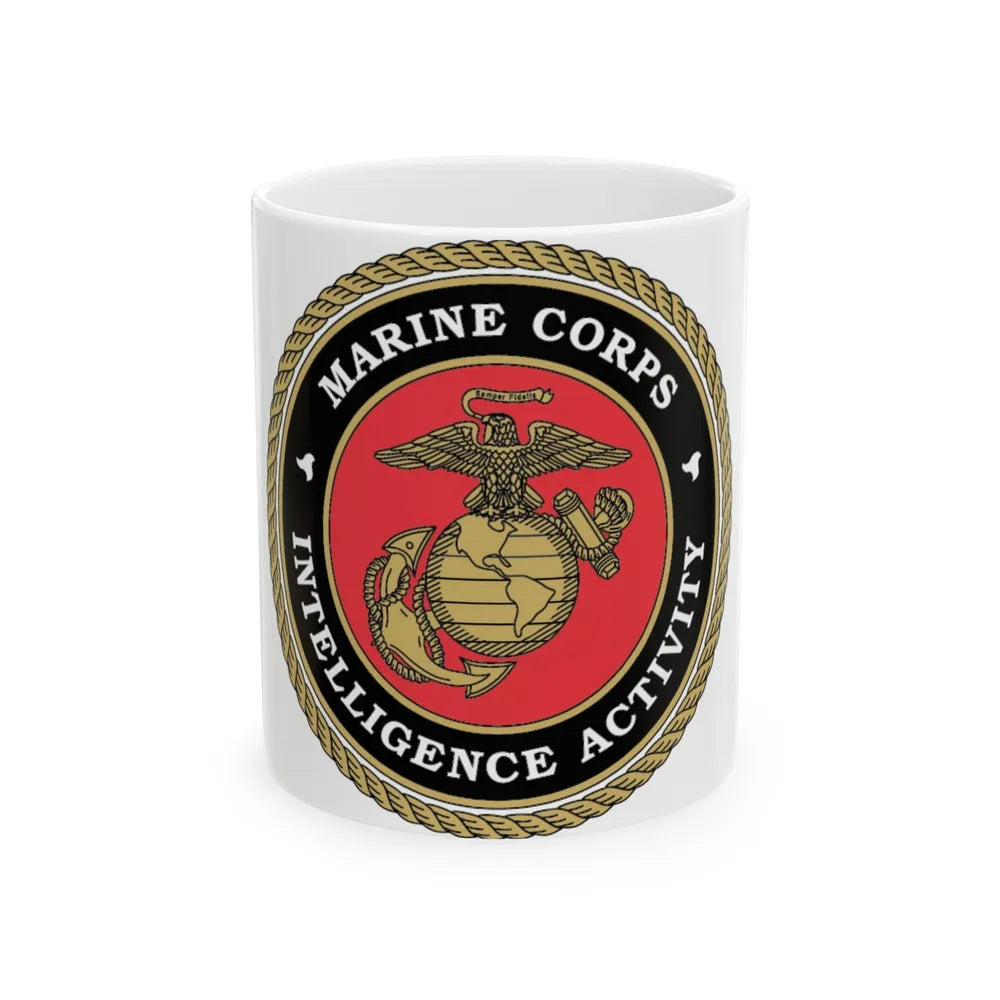 USMC Intell Acticity (USMC) White Coffee Mug-11oz-Go Mug Yourself