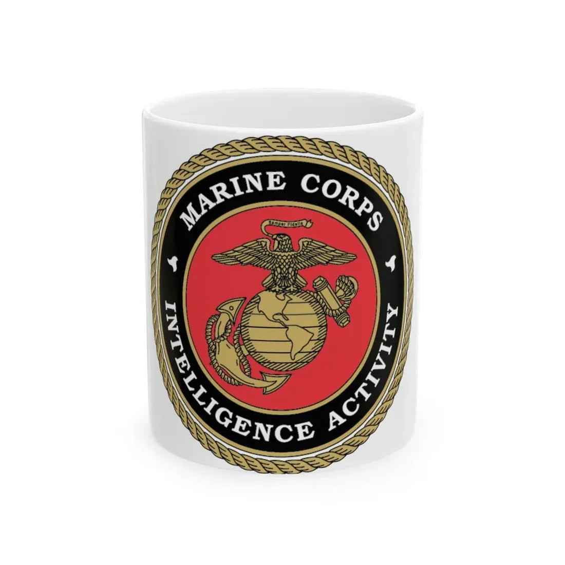 USMC Intell Acticity (USMC) White Coffee Mug 11oz - Go Mug Yourself