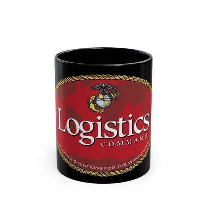 USMC Logistics Command (USMC) Black Coffee Mug-11oz-Go Mug Yourself