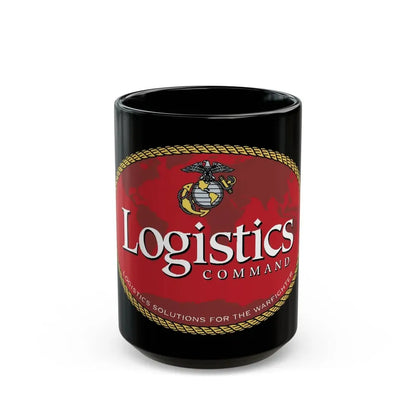 USMC Logistics Command (USMC) Black Coffee Mug 15oz - Go Mug Yourself