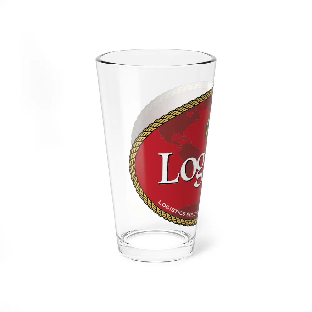 USMC Logistics Command (USMC) Pint Glass 16oz-Go Mug Yourself