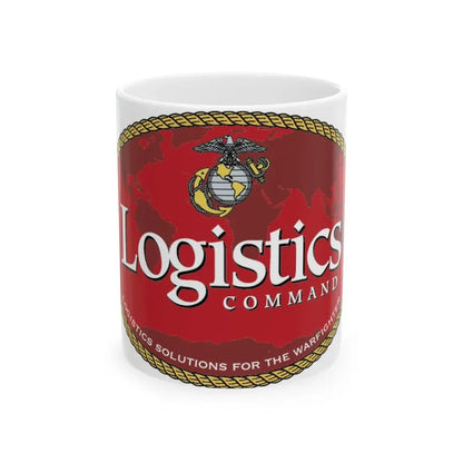 USMC Logistics Command (USMC) White Coffee Mug 11oz - Go Mug Yourself
