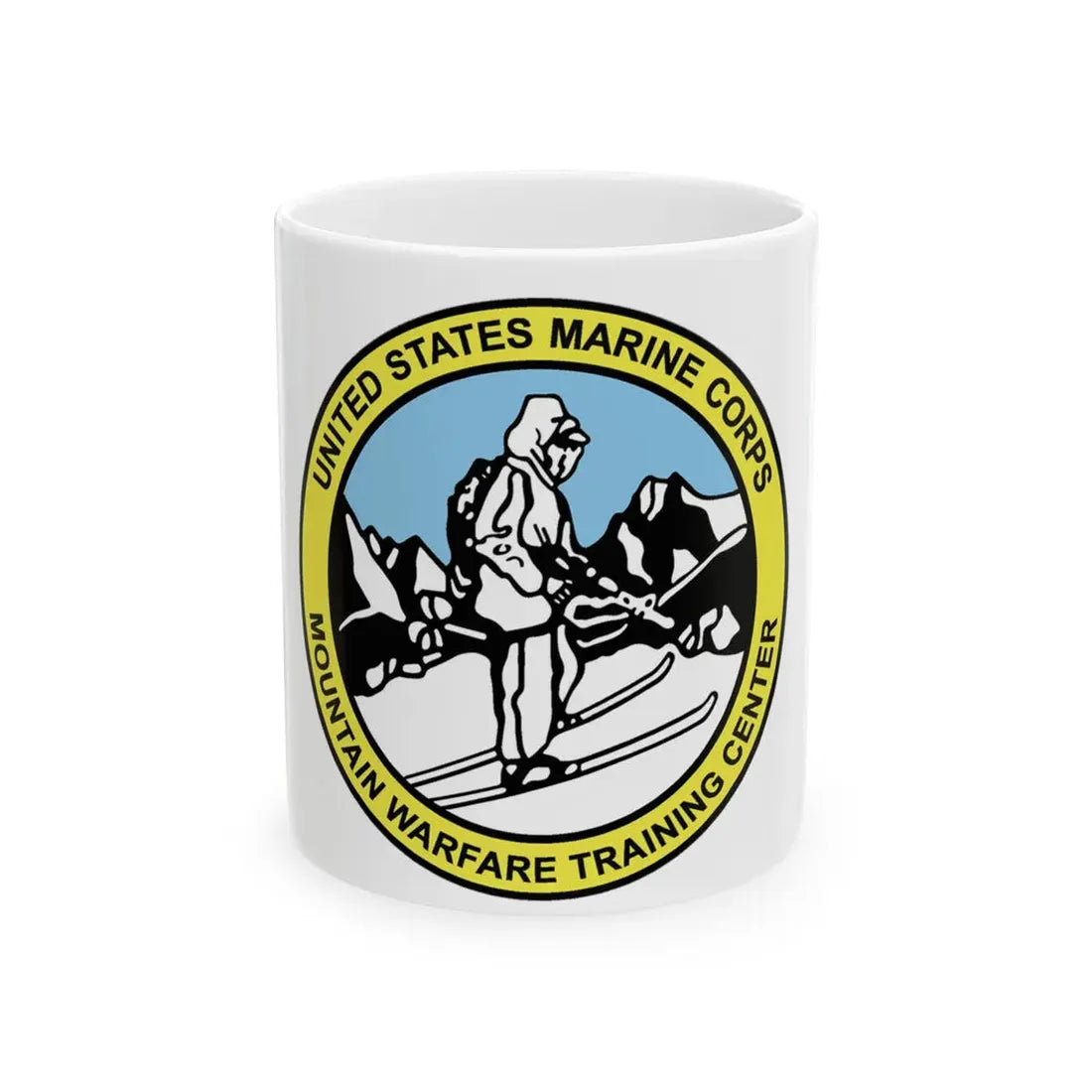 USMC MWTC (USMC) White Coffee Mug 11oz - Go Mug Yourself