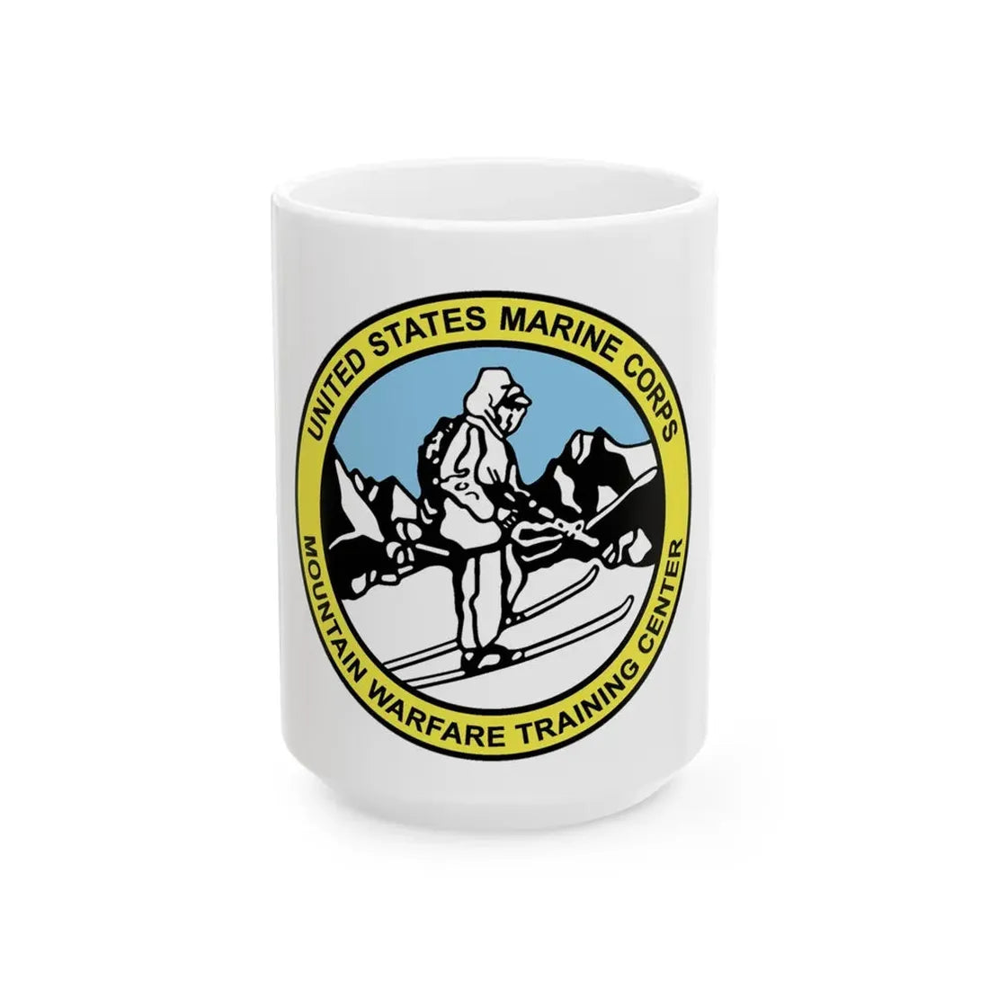 USMC MWTC (USMC) White Coffee Mug 15oz - Go Mug Yourself