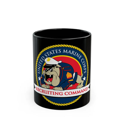 USMC Recruiting Command (USMC) Black Coffee Mug-11oz-Go Mug Yourself