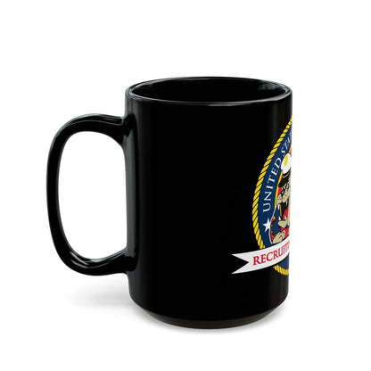 USMC Recruiting Command (USMC) Black Coffee Mug-Go Mug Yourself