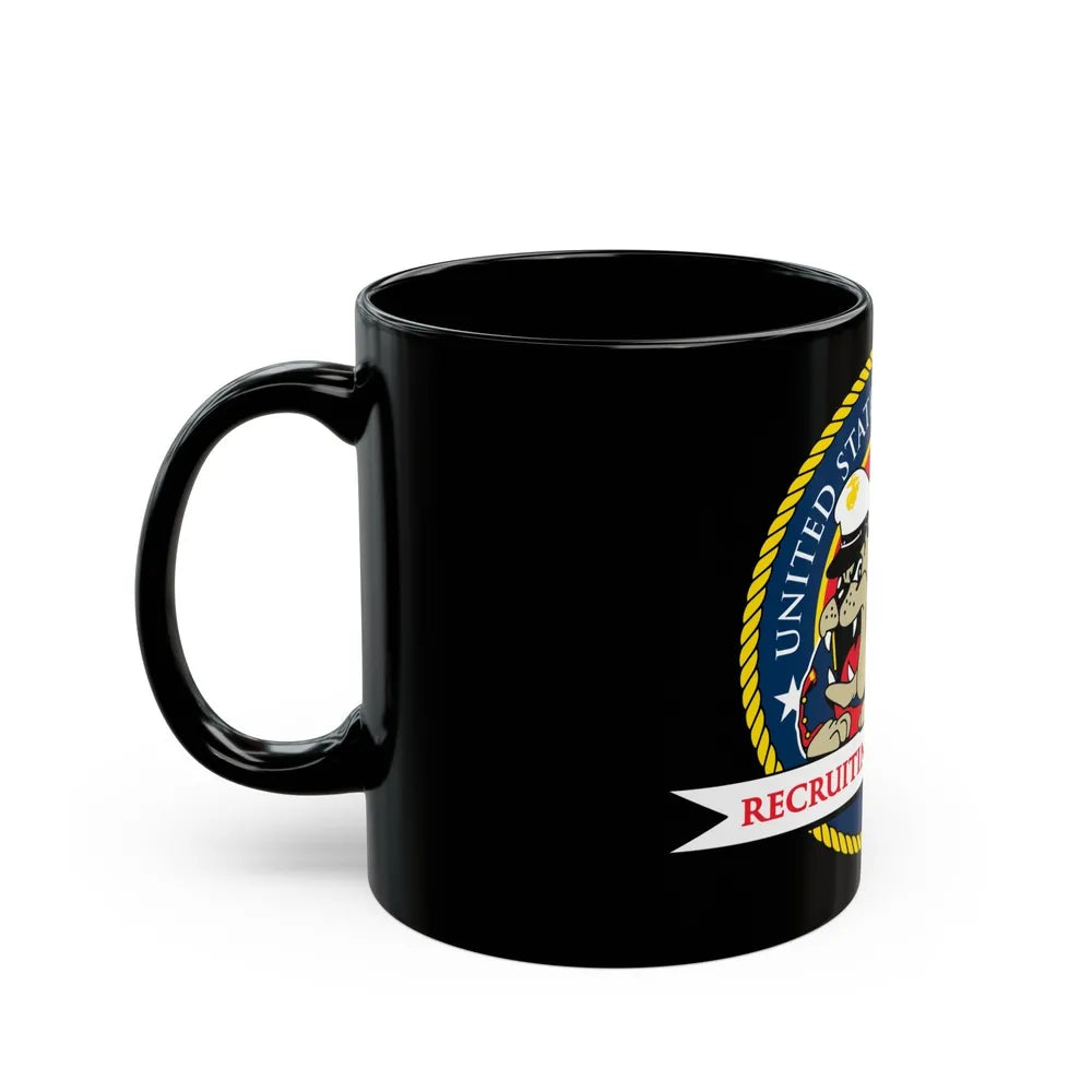 USMC Recruiting Command (USMC) Black Coffee Mug-Go Mug Yourself