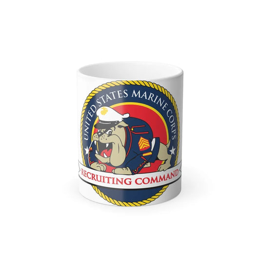 USMC Recruiting Command (USMC) Color Changing Mug 11oz-11oz-Go Mug Yourself