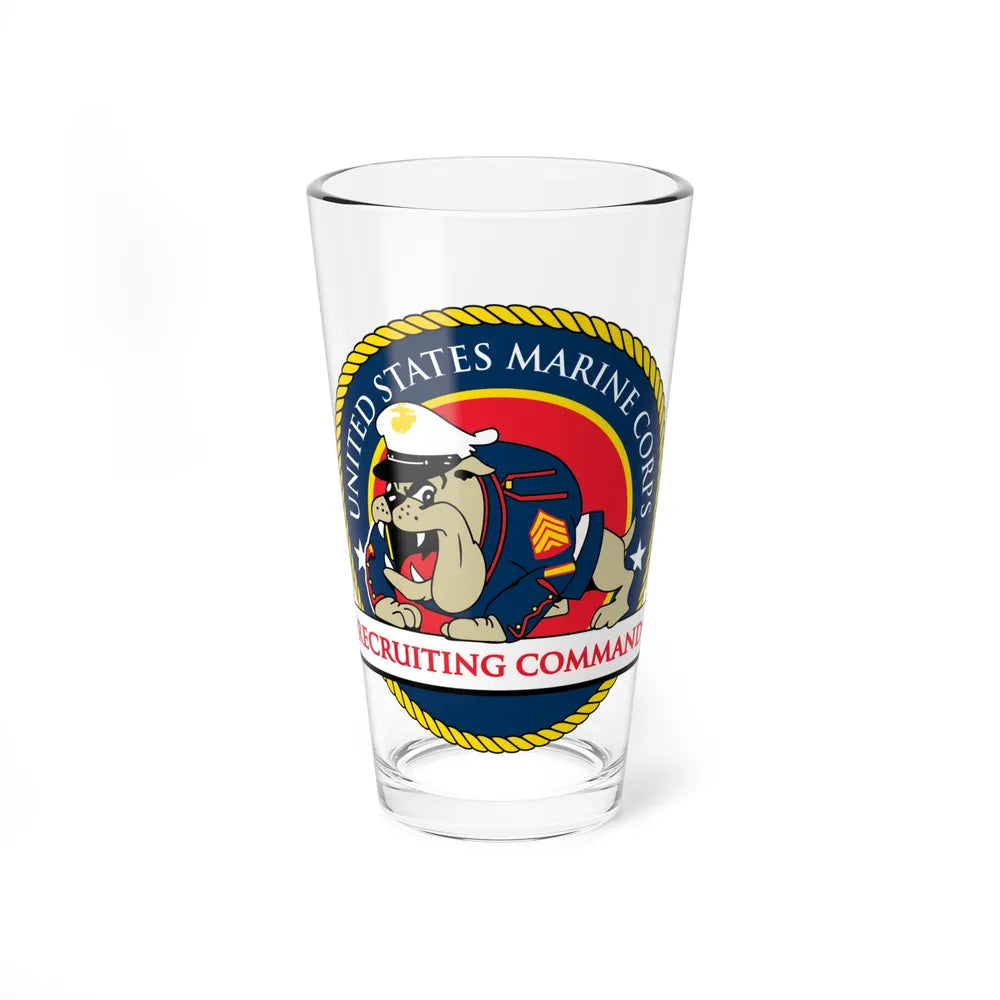 USMC Recruiting Command (USMC) Pint Glass 16oz-16oz-Go Mug Yourself