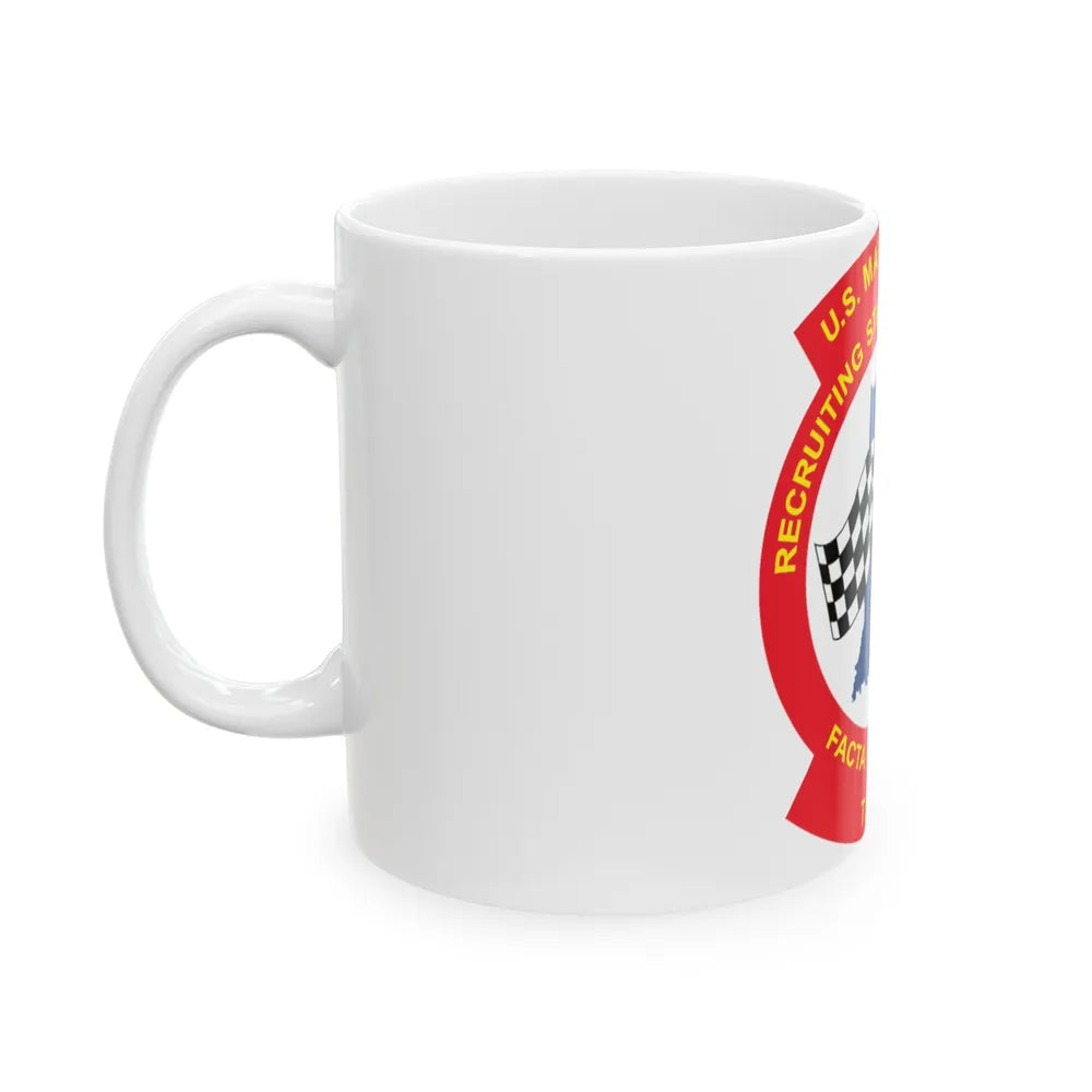 USMC Recruiting Station Indianapolis (USMC) White Coffee Mug-Go Mug Yourself