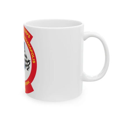 USMC Recruiting Station Indianapolis (USMC) White Coffee Mug-Go Mug Yourself