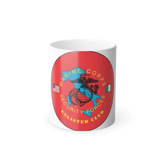 USMC Sec Forces Enlisted Club (USMC) Color Changing Mug 11oz-11oz-Go Mug Yourself