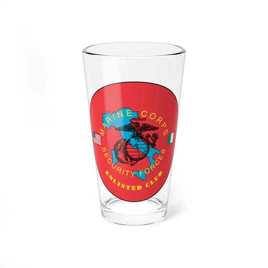 USMC Sec Forces Enlisted Club (USMC) Pint Glass 16oz 16oz - Go Mug Yourself