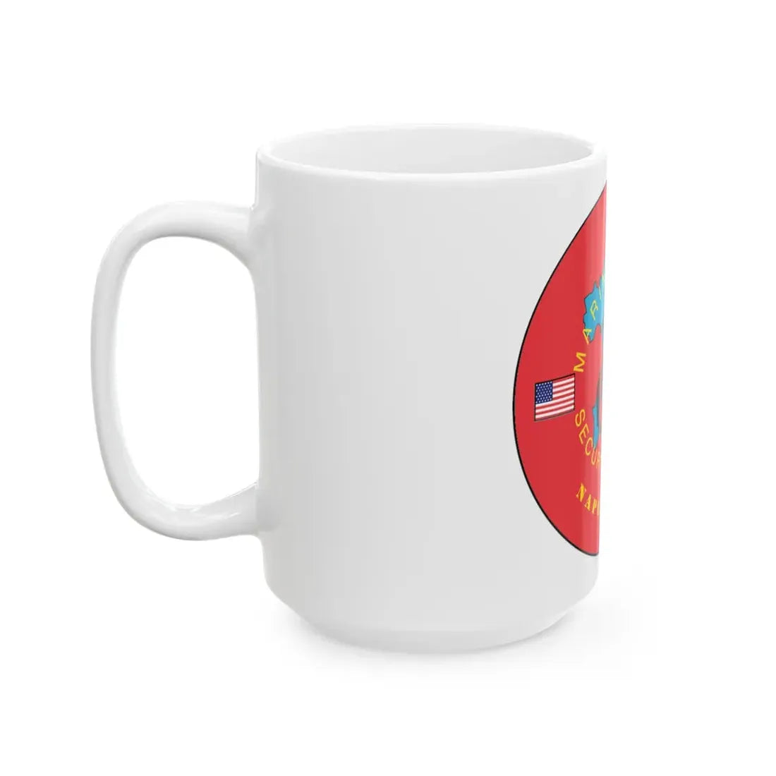 USMC Sec Forces Naples (USMC) White Coffee Mug - Go Mug Yourself