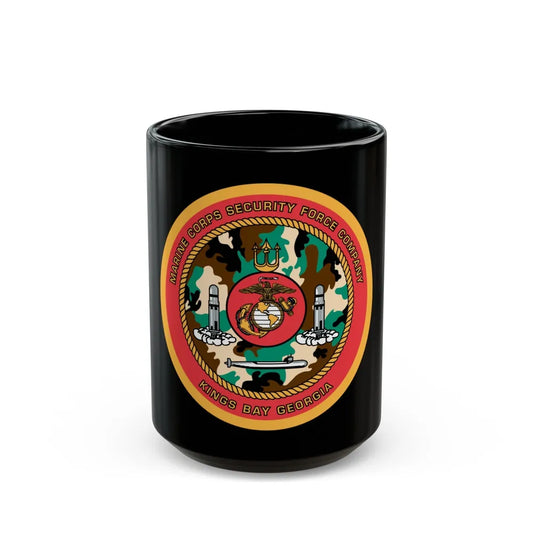 USMC SFC Georgia (USMC) Black Coffee Mug-15oz-Go Mug Yourself