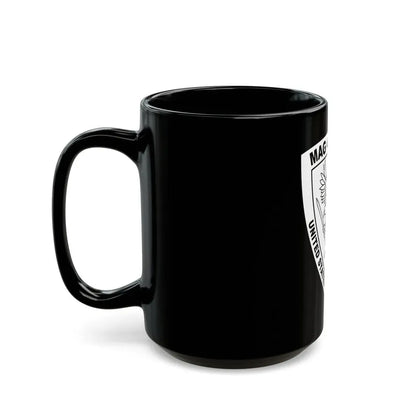 USMC United States Marine Corps MAG 42 DET B BW (USMC) Black Coffee Mug - Go Mug Yourself