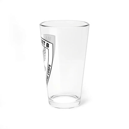 USMC United States Marine Corps MAG 42 DET B BW (USMC) Pint Glass 16oz - Go Mug Yourself