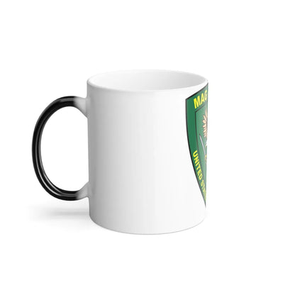 USMC United States Marine Corps MAG 42 DET B (USMC) Color Changing Mug 11oz-Go Mug Yourself