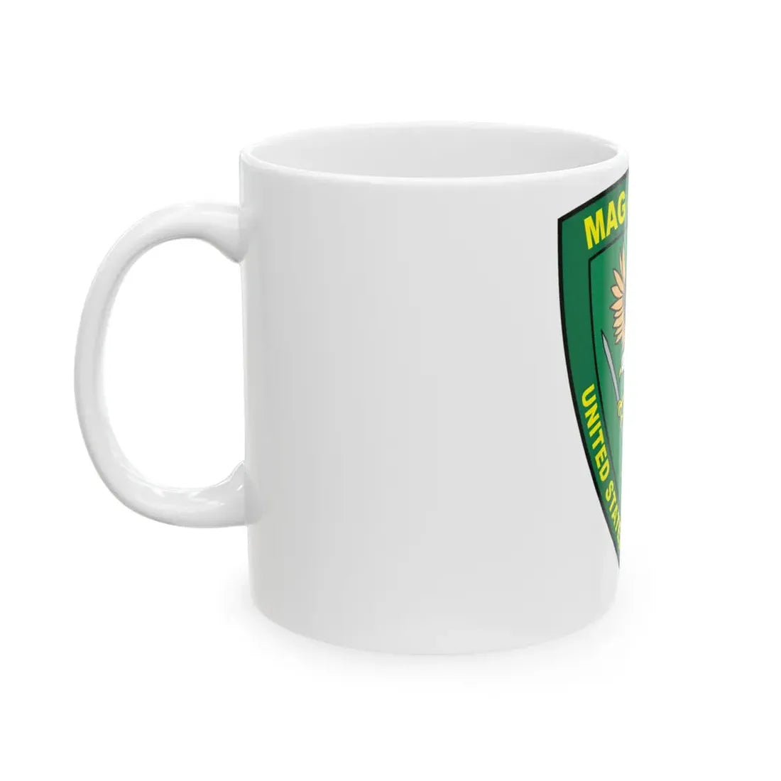USMC United States Marine Corps MAG 42 DET B (USMC) White Coffee Mug - Go Mug Yourself