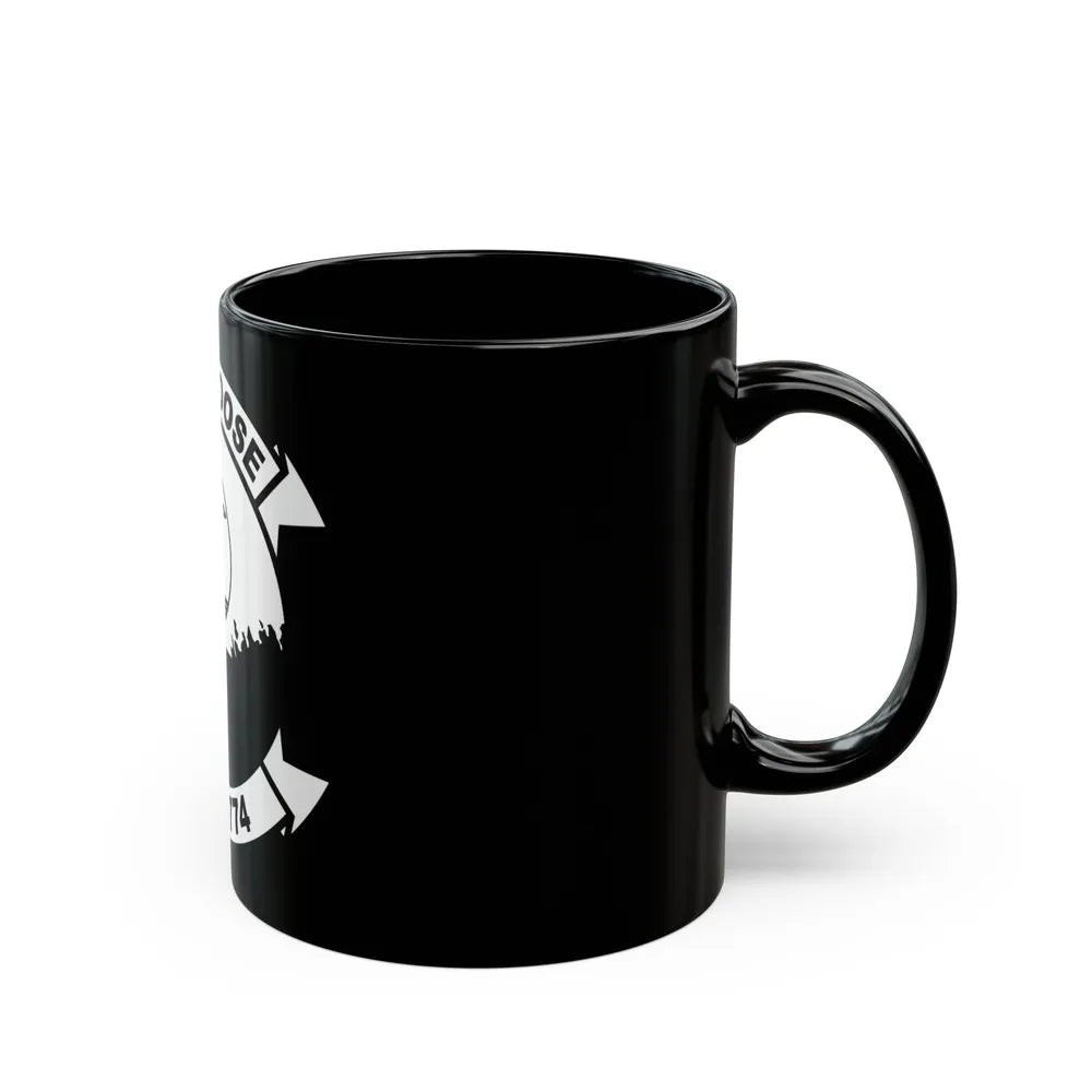 USMC United States Marine Corps Wild Goose HMM 774 (USMC) Black Coffee Mug-Go Mug Yourself