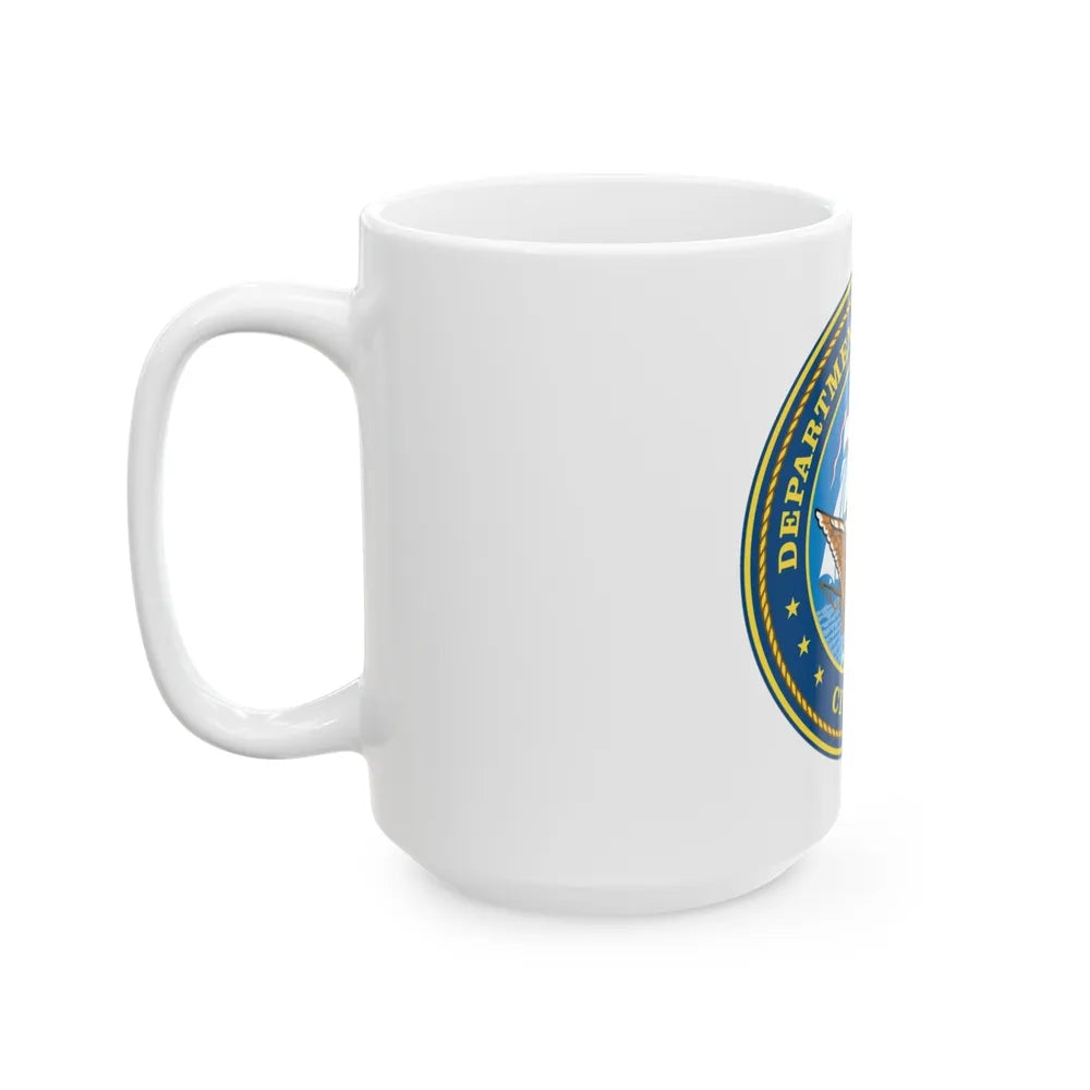 USN Department Of The Navy Civilian (U.S. Navy) White Coffee Mug-Go Mug Yourself