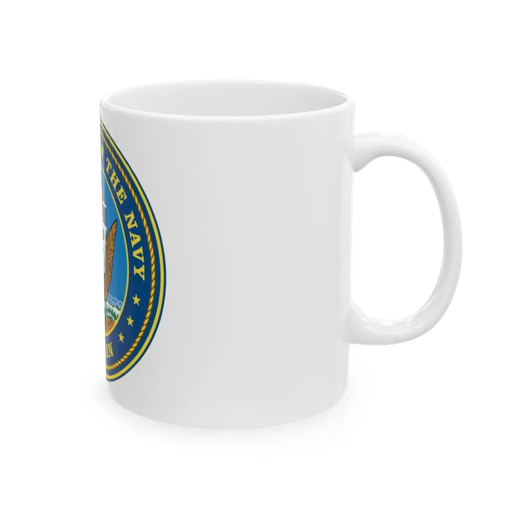 USN Department Of The Navy Civilian (U.S. Navy) White Coffee Mug-Go Mug Yourself