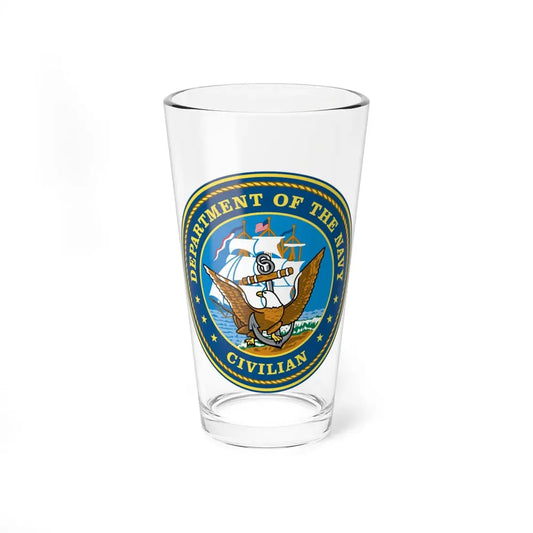 USN Department Of The Navy Civilian (U.S. Navy) Pint Glass 16oz 16oz - Go Mug Yourself