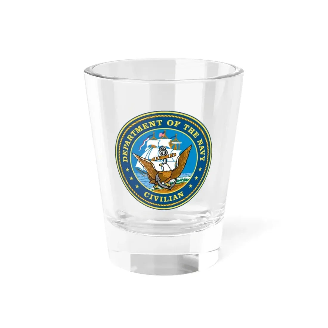 USN Department Of The Navy Civilian (U.S. Navy) Shot Glass 1.5oz 1.5oz - Go Mug Yourself