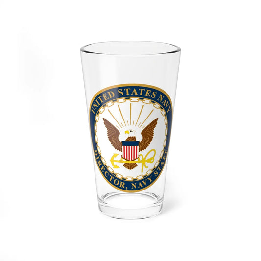 USN DIR NAVY STAFF (U.S. Navy) Pint Glass 16oz-16oz-Go Mug Yourself