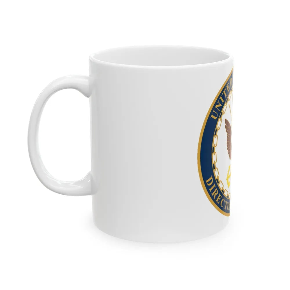 USN DIR NAVY STAFF (U.S. Navy) White Coffee Mug-Go Mug Yourself