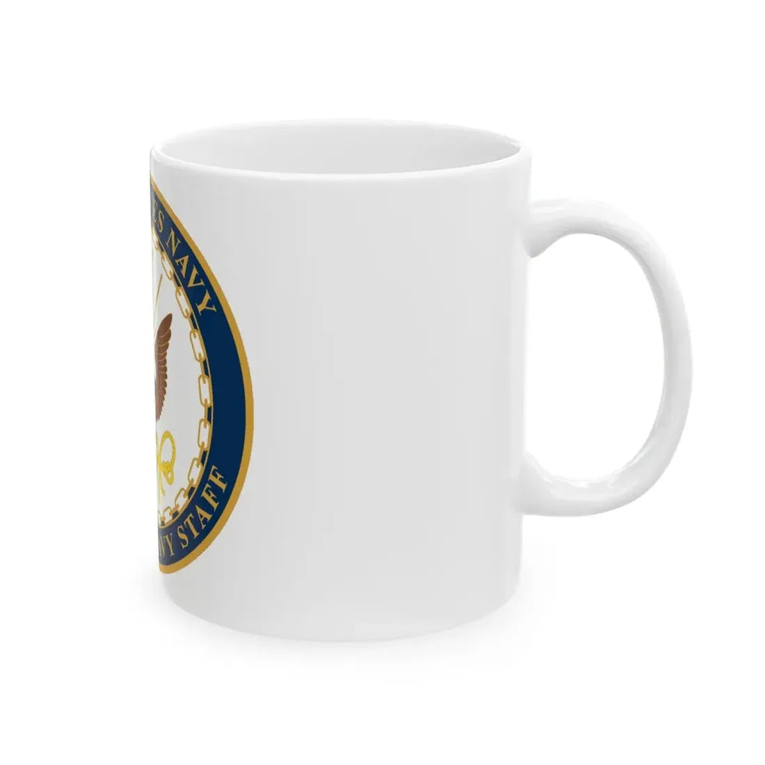 USN DIR NAVY STAFF (U.S. Navy) White Coffee Mug - Go Mug Yourself