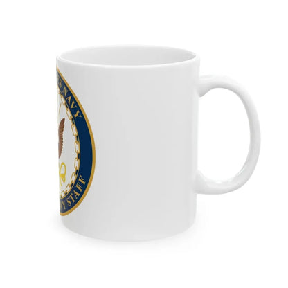 USN DIR NAVY STAFF (U.S. Navy) White Coffee Mug - Go Mug Yourself